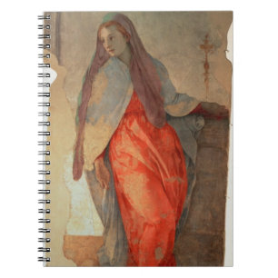 Cuaderno El anuncio, detalle de la Virgen, c.1527 (franco