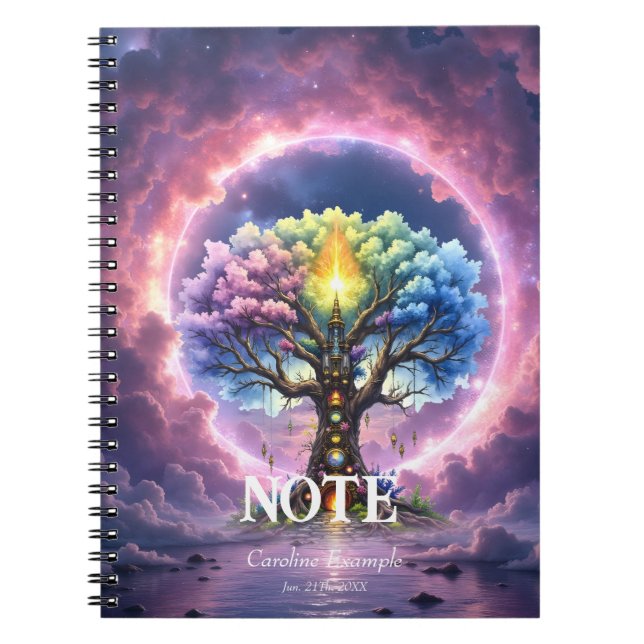Cuaderno El Árbol Celestial de los Reinos Eternos (Frente)
