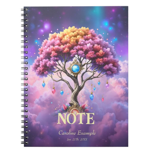 Cuaderno El Árbol Celestial del Devenir.  (Frente)