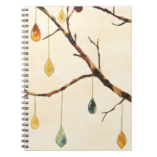 Cuaderno El árbol con hojas doradas es un popular muro
