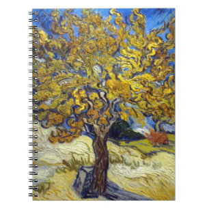 Cuaderno El árbol de moras de Van Gogh Impresionismo Arte