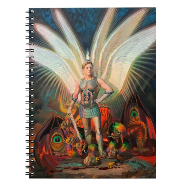 Cuaderno El Arcángel Michael derrota al dragón (Frente)