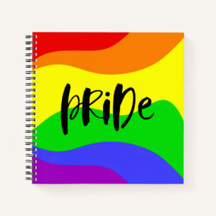 Cuaderno El arco iris del orgullo moderno