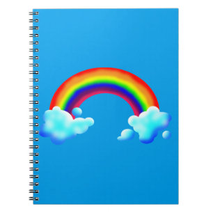 Cuaderno El arcoiris brillante y colorido