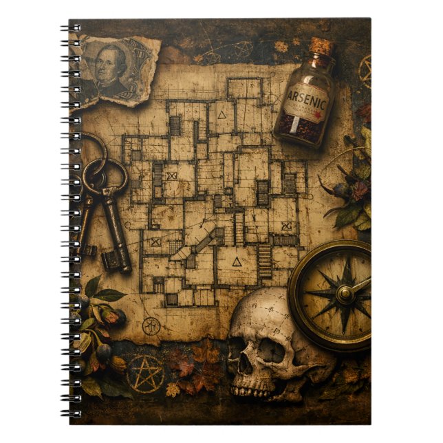Cuaderno El Arquitecto de la Muerte: La Casa de los Asesina (Frente)