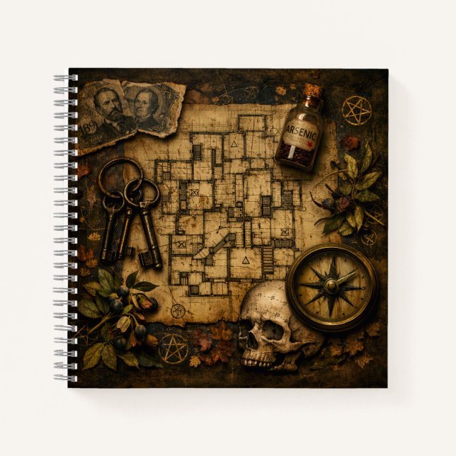 Cuaderno El Arquitecto de la Muerte: La Casa de los Asesina (Anverso)
