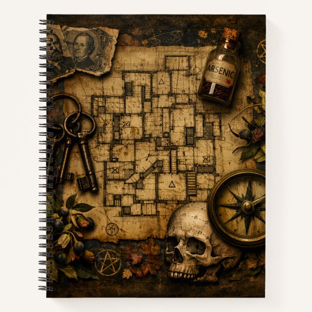 Cuaderno El Arquitecto de la Muerte: La Casa de los Asesina (Anverso)