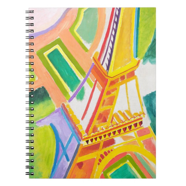 Cuaderno El arte de la Torre Eiffel de Robert Delaunay (Frente)