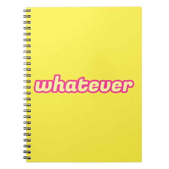 Cuaderno El arte de "lo que sea" (Frente)