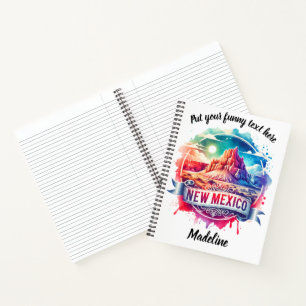 Cuaderno El arte de los hermosos paisajes de Nuevo México