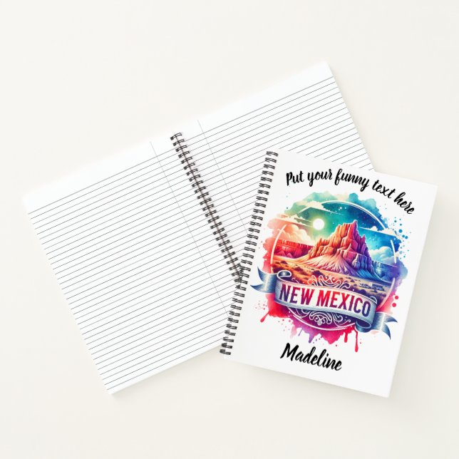 Cuaderno El arte de los hermosos paisajes de Nuevo México (Interior)