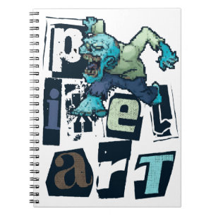 Cuaderno El arte de los píxeles y el monstruo
