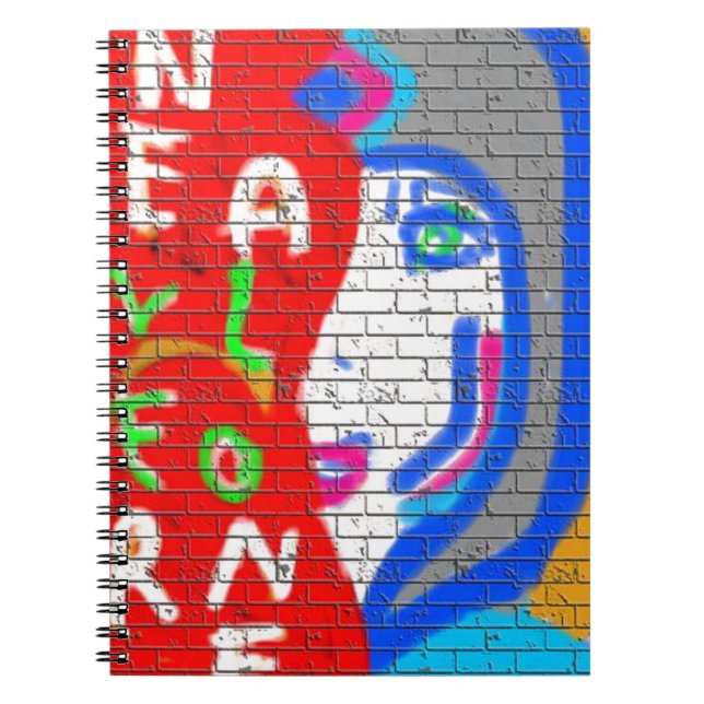 Cuaderno El arte del graffiti nunca está solo (Frente)