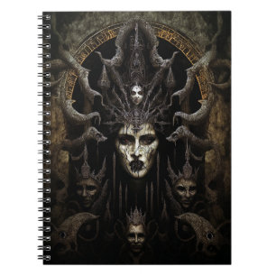 Cuaderno El arte del horror del monstruo de la mujer demon
