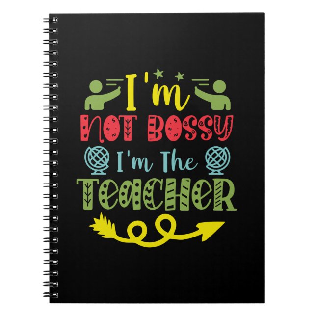 Cuaderno El arte del profesor Yo soy el profesor (Frente)