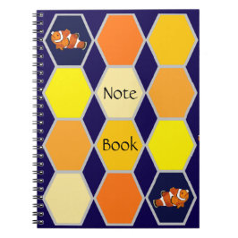 Cuaderno El arte dibujado a mano de pez globo