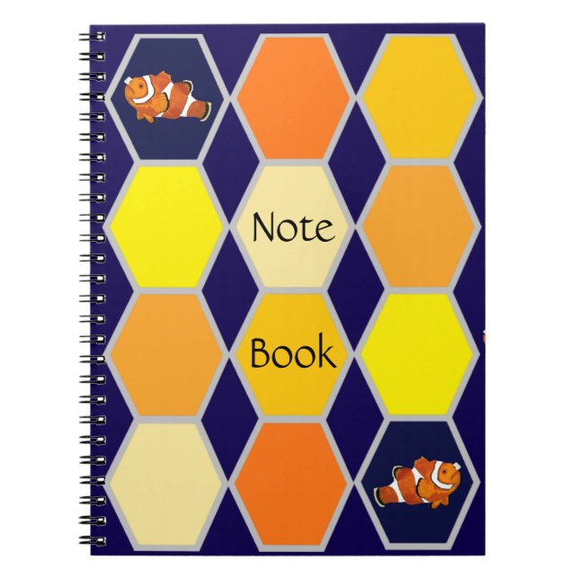 Cuaderno El arte dibujado a mano de pez globo (Frente)