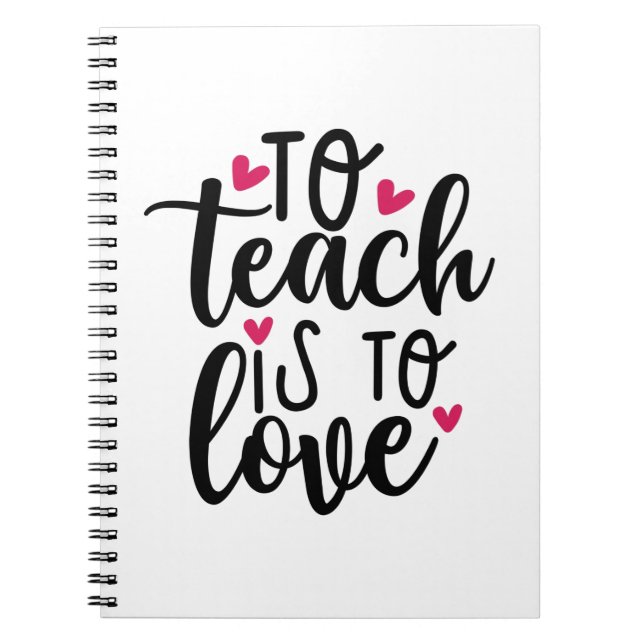 Cuaderno El Arte Docente Para Enseñar Es Amar (Frente)