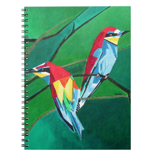 Cuaderno El arte geométrico de los comedores de abejas euro (Frente)
