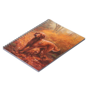 Cuaderno El asentamiento rojo irlandés en otoño se inspira