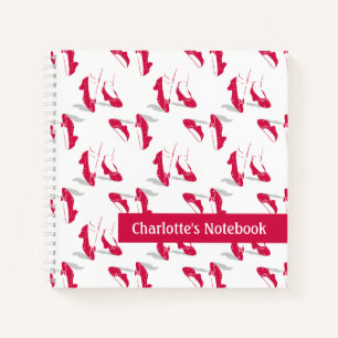 Cuaderno El Asistente De Oz™   Patrón Ruby Slippers™