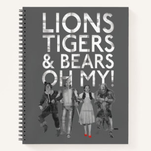 Cuaderno El Asistente De Oz™   Tigres de leones y osos ¡