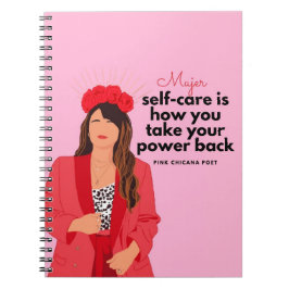 Cuaderno ¡El auto cuidado es como recuperas tu poder!