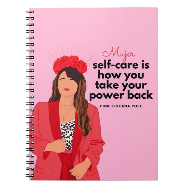 Cuaderno ¡El auto cuidado es como recuperas tu poder! (Frente)