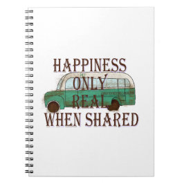Cuaderno El autobús mágico: La felicidad solo es real cuand