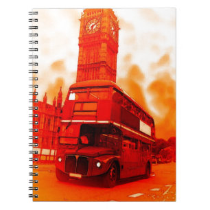Cuaderno El autobús rojo de Londres y el Big Ben