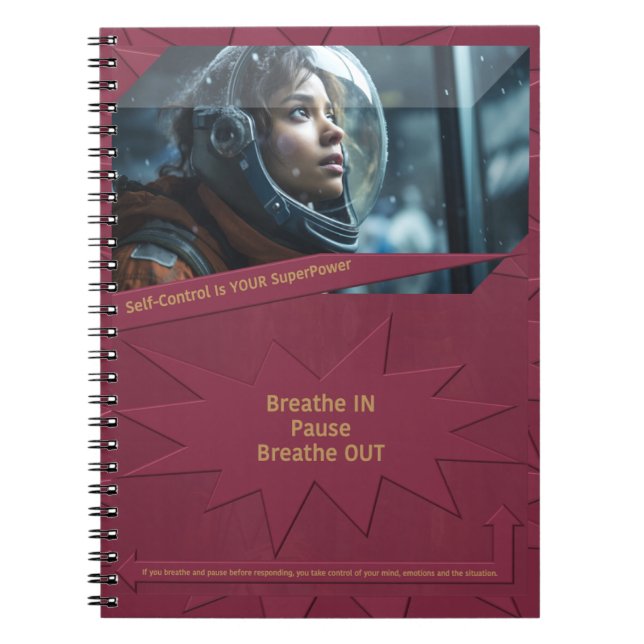 Cuaderno El autocontrol es tu superpoder (Frente)