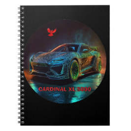 Cuaderno El automóvil deportivo Elite Cardinal XL5000
