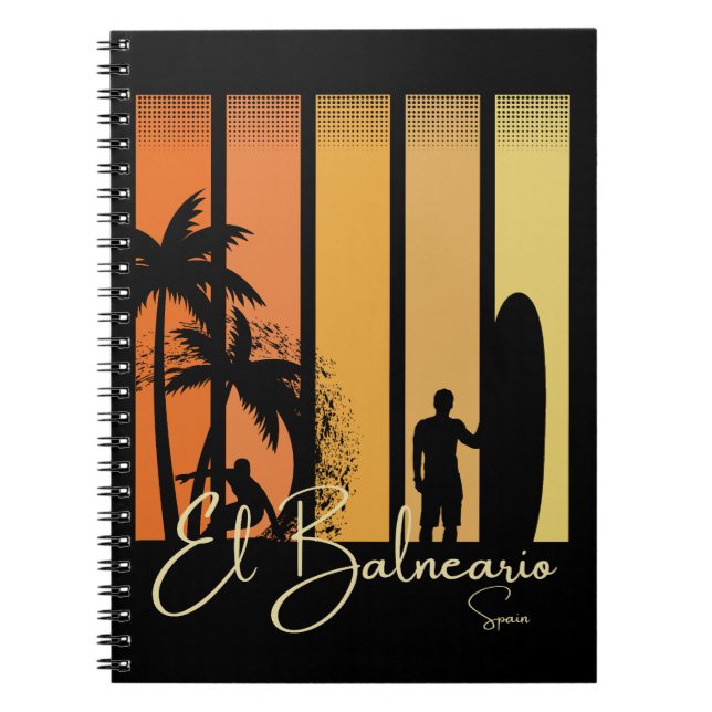 Cuaderno El Balneario Playa de Surf España (Frente)