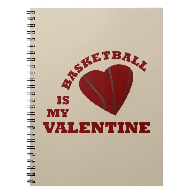 Cuaderno el baloncesto es mi valentina (Frente)