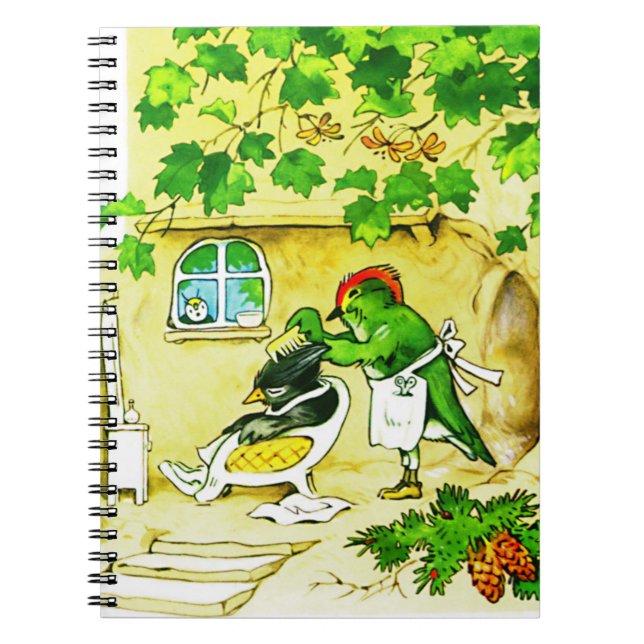 Cuaderno El barbero de las aves (Frente)