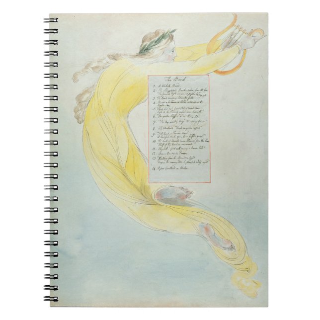 Cuaderno "El bardo", diseña 52 "de los poemas de Thomas GR (Frente)