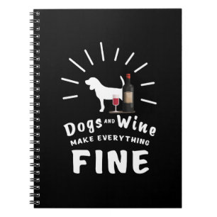 Cuaderno El beagle y el vino hacen todo fino