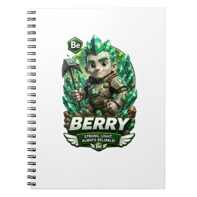 Cuaderno El berilio es ATOMIVRA (Frente)