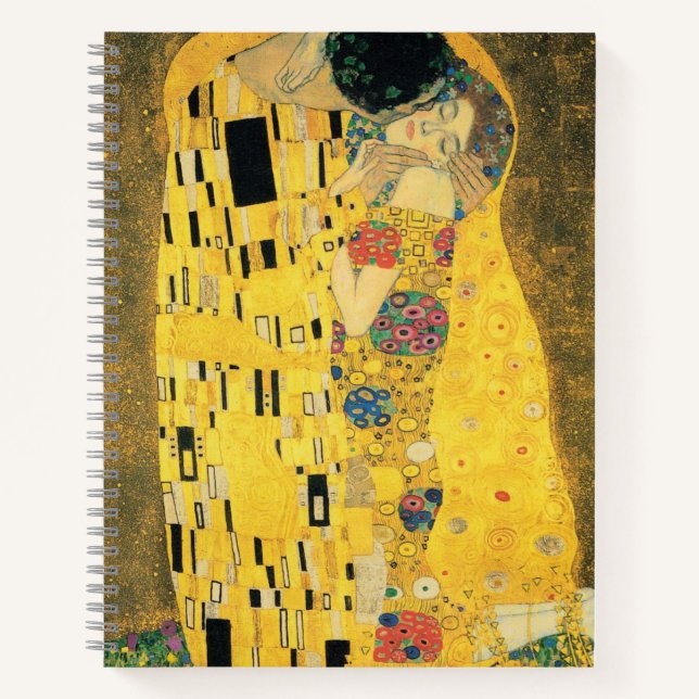 Cuaderno El beso de Gustav Klimt (Anverso)