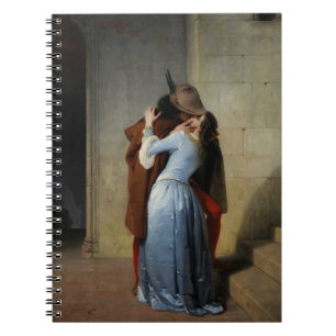 Cuaderno El beso en la satén azul Francesco Hayez 1859