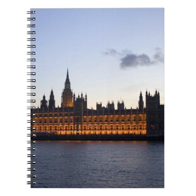 Cuaderno El Big Ben y las cámaras del Parlamento en la ciud (Frente)