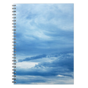 Cuaderno El blanco del cielo azul se nubla cielo de los