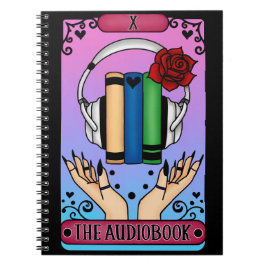 Cuaderno El bloc de notas de Audiobook Tarot