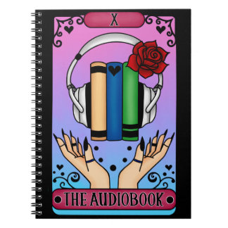 Cuaderno El bloc de notas de Audiobook Tarot