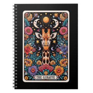 Cuaderno El bloc de notas de la tarjeta Tarot con espíritu 