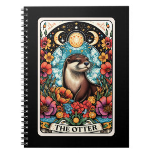 Cuaderno El bloc de notas de la tarjeta Tarot Otter Spirit