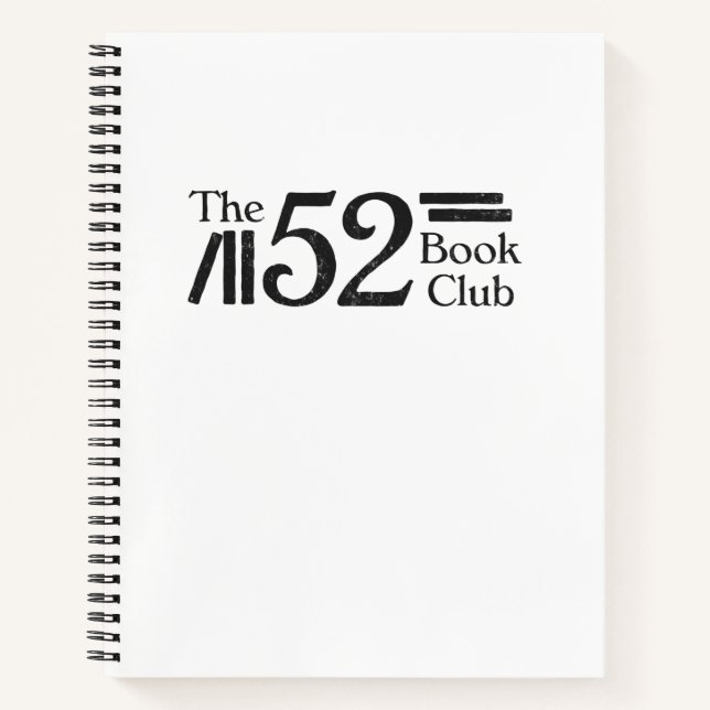 Cuaderno El bloc de notas del 52 Book Club (Anverso)