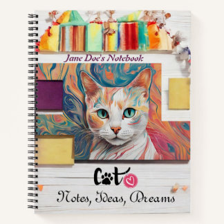 Cuaderno El bloc de notas en espiral de Cat Lover