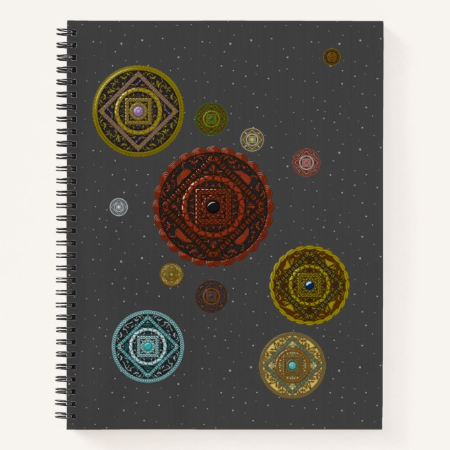 Cuaderno El bloc de notas en espiral de Zodiac (Anverso)