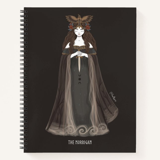 Cuaderno El bloc de notas Morrigan A4 (Anverso)